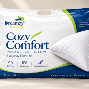 Dreamzy Cozy Comfort Polyester Pillow packaging