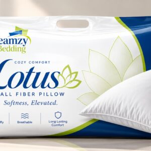Dreamzy Lotus Ball Fibre Pillow packaging